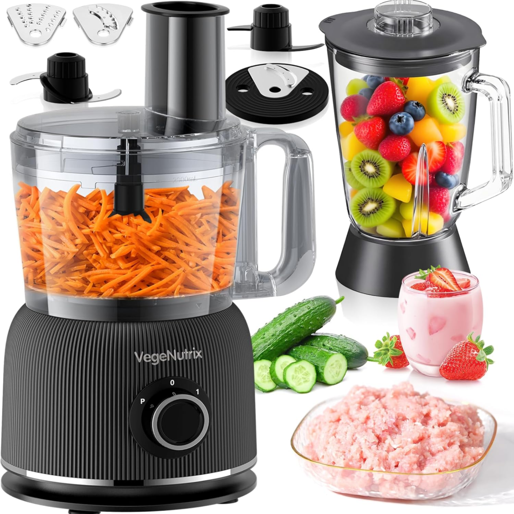 powerful blender food processor combo for smoothies 700w glass jar blender