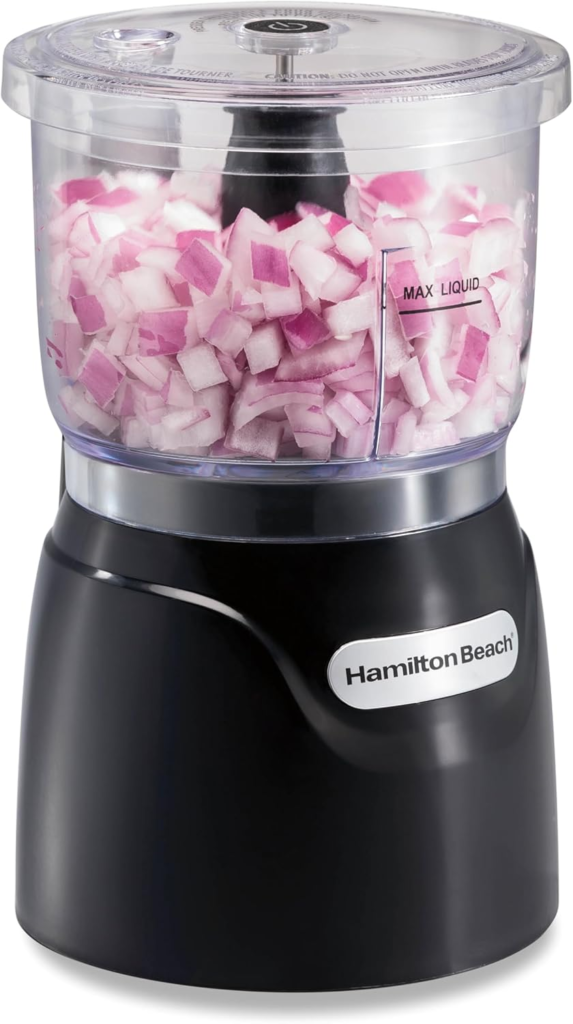 compact quiet food processor hamilton beach mini food chopper 3 cup