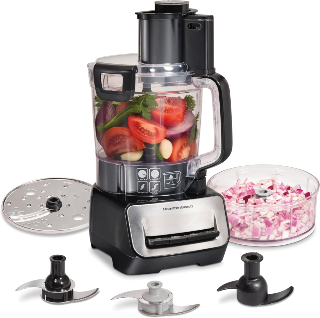 best quiet food processor hamilton beach stack and snap 14 cup processor