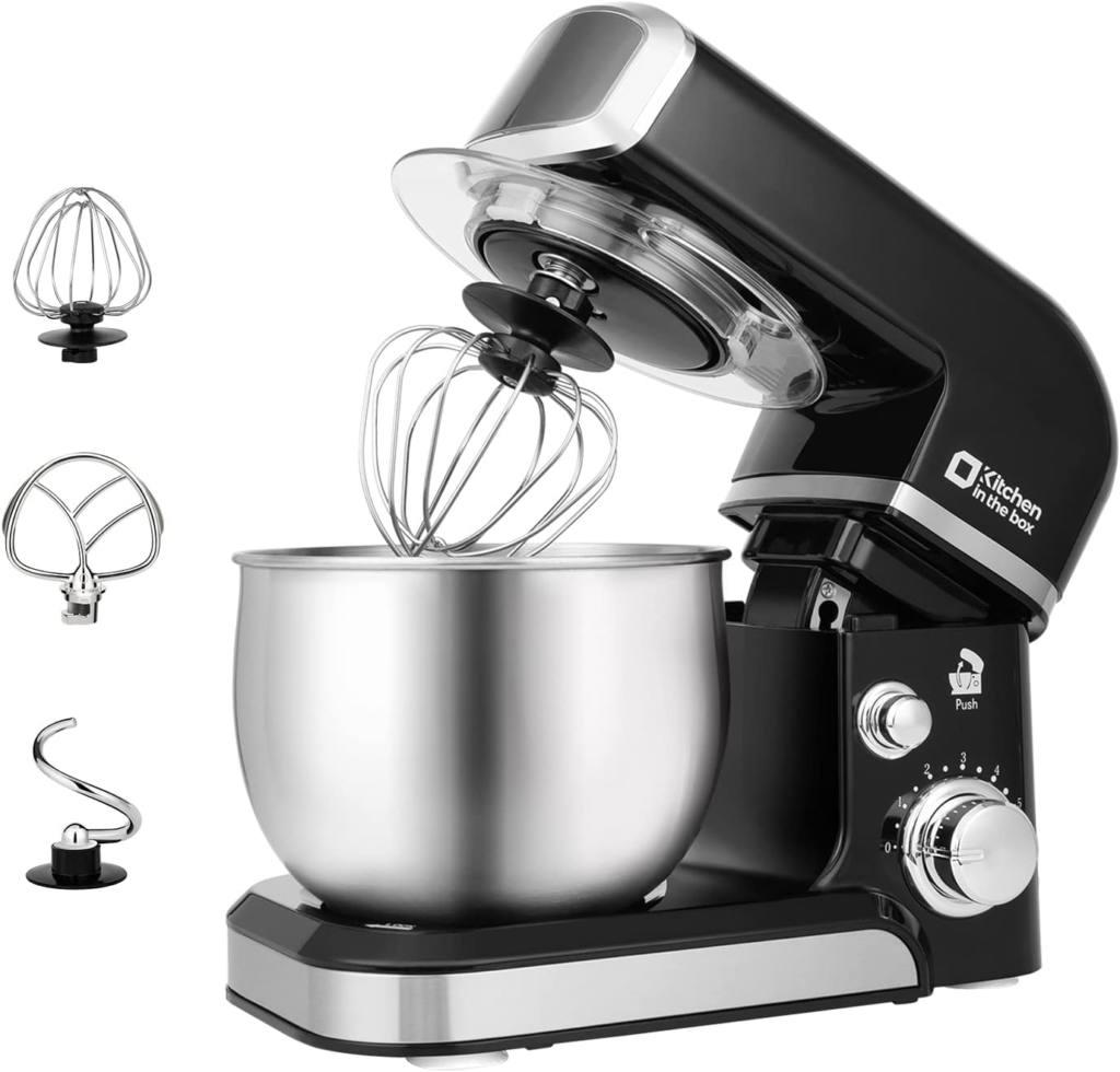 Best compact stand mixer Kitchen in the Box 3.2Qt small electric food mixer for home baking