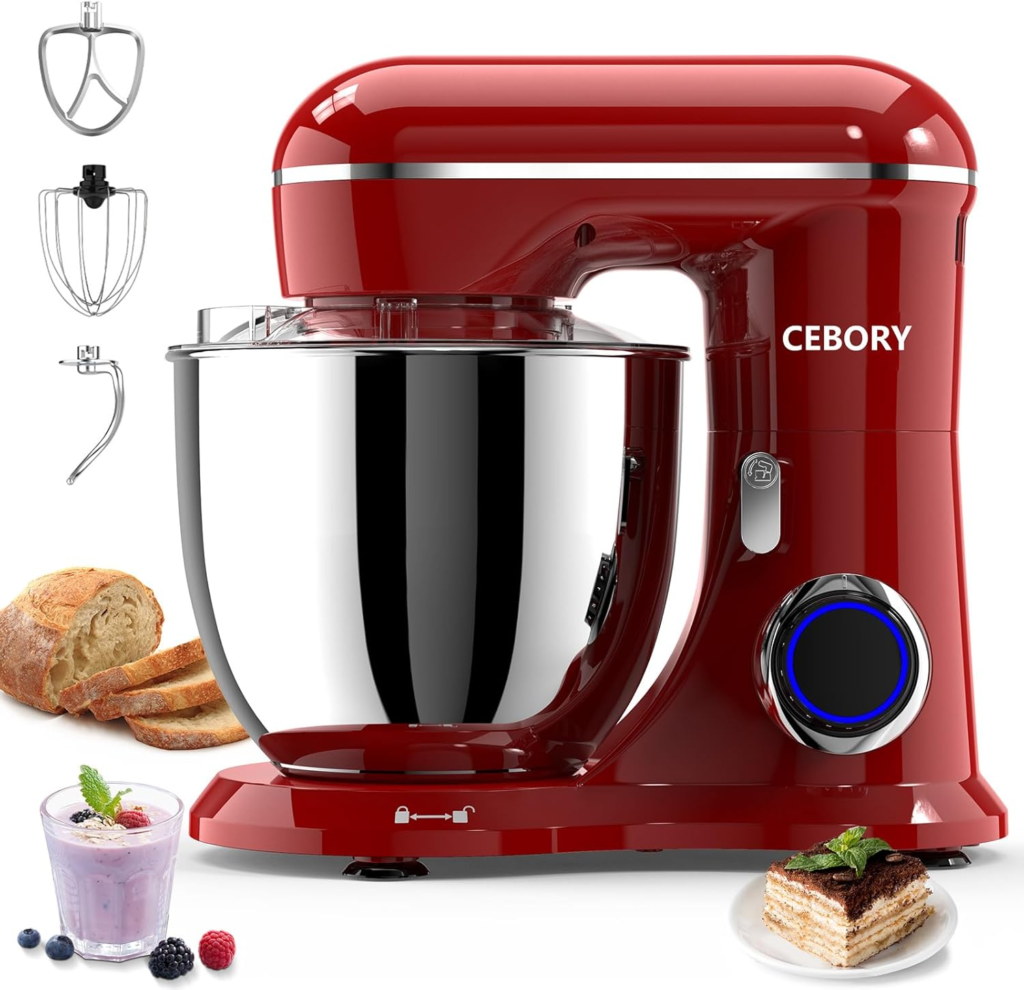 best stand mixer for bread dough cebory 6.5 qt 660w kitchen stand mixer
