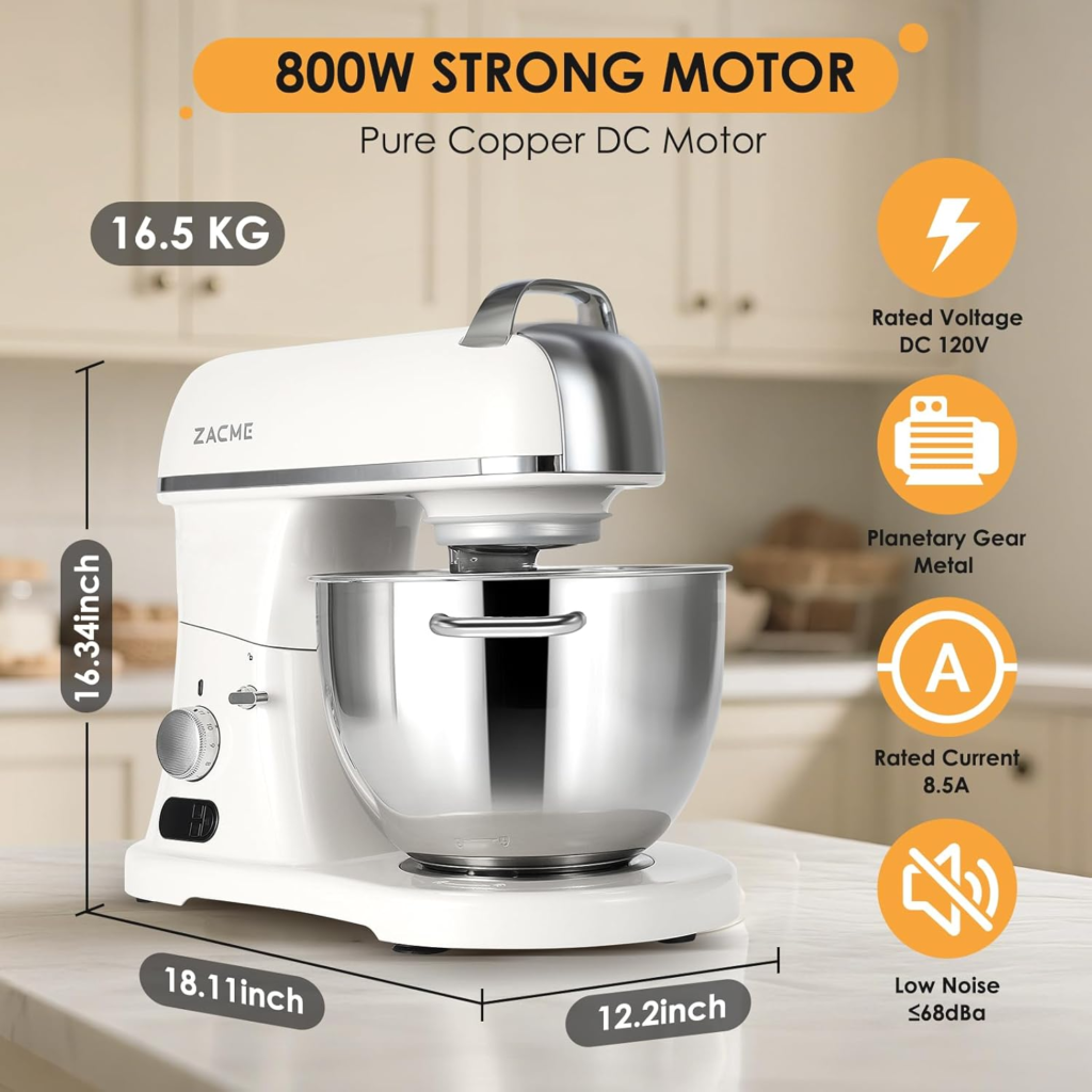 best stand mixer for pizza dough zacme 8.4 qt commercial kitchen mixer