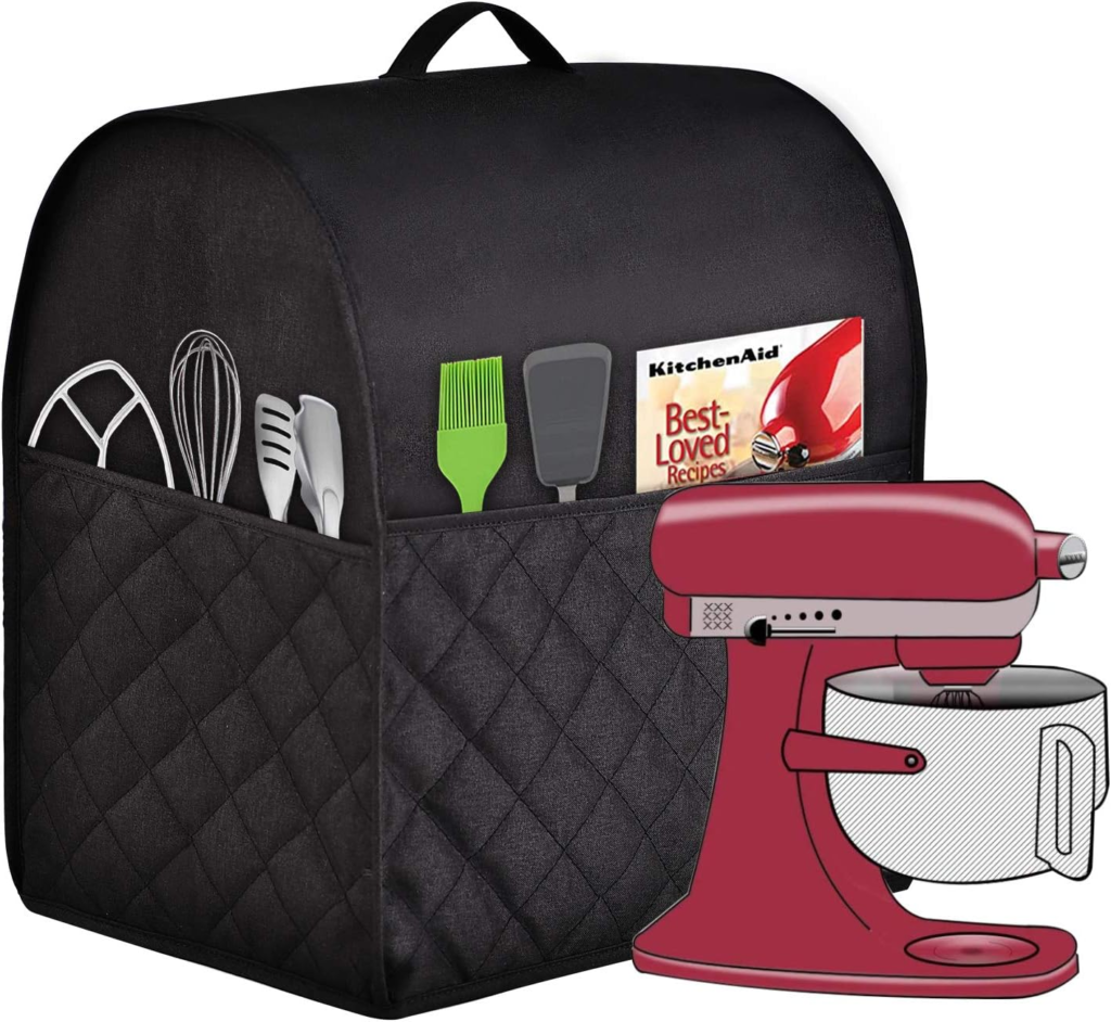 best stand mixer cover water resistant mixer cover with accessory pockets