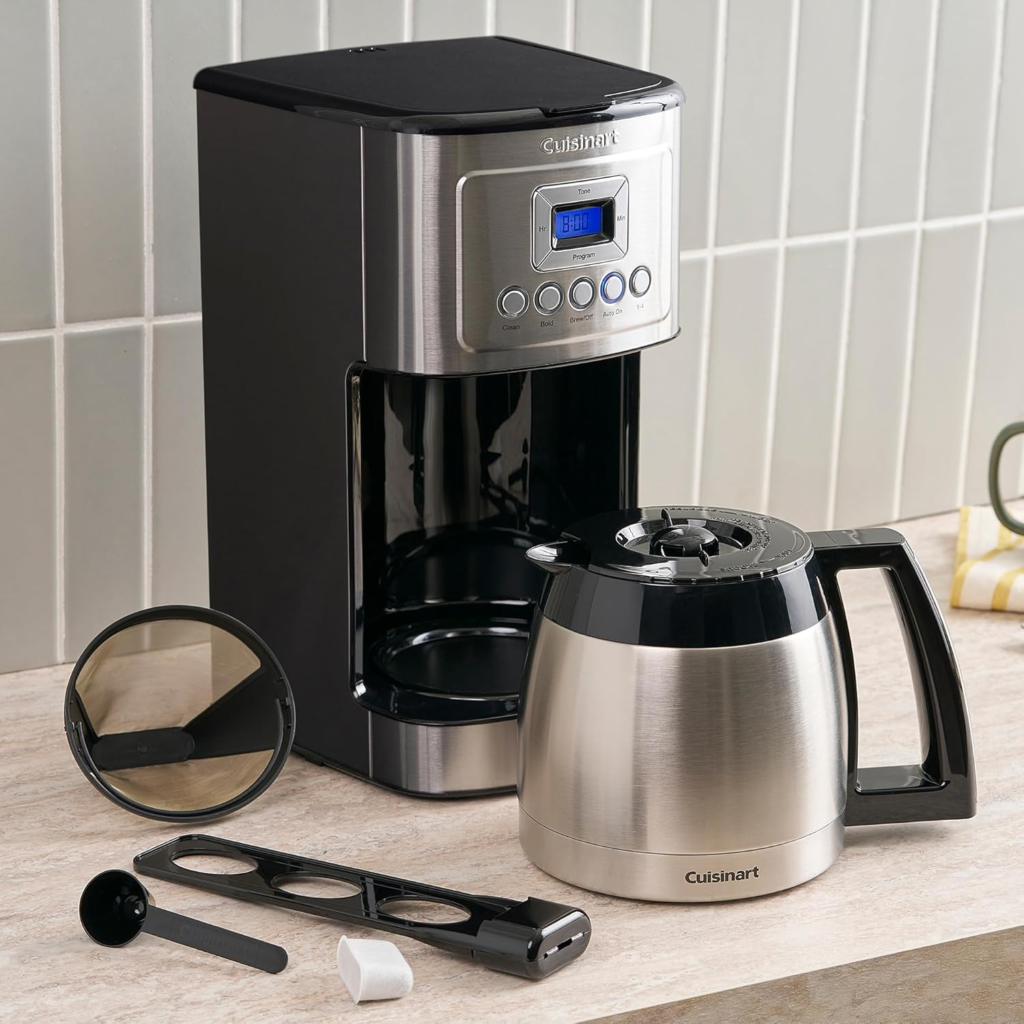 best coffee machines Cuisinart 12-cup programmable coffee maker with thermal carafe