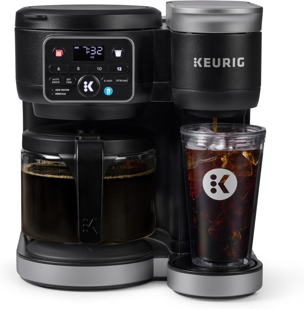 best coffee maker under $300 Keurig K-Duo hot and iced single serve and carafe coffee maker