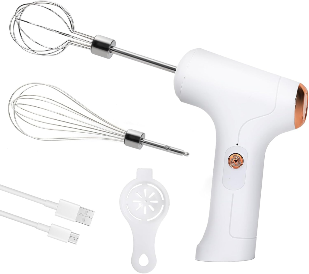top best cordless hand mixer with rechargeable battery for kitchen baking
