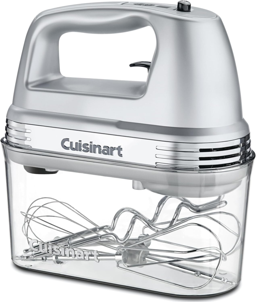best hand mixers for baking Cuisinart Power Advantage Plus 9-speed hand mixer brushed chrome with attachments