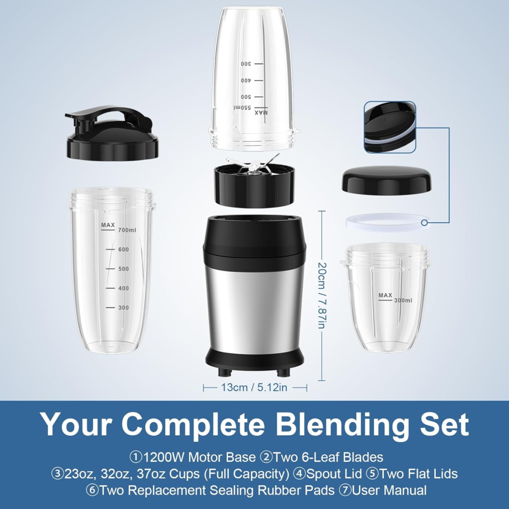 best blender for ice crushing Colarlemo 25000 RPM personal blender