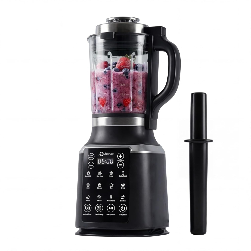 best blender for the money 1500W blender with large glass pitcher for smoothies and frozen drinks