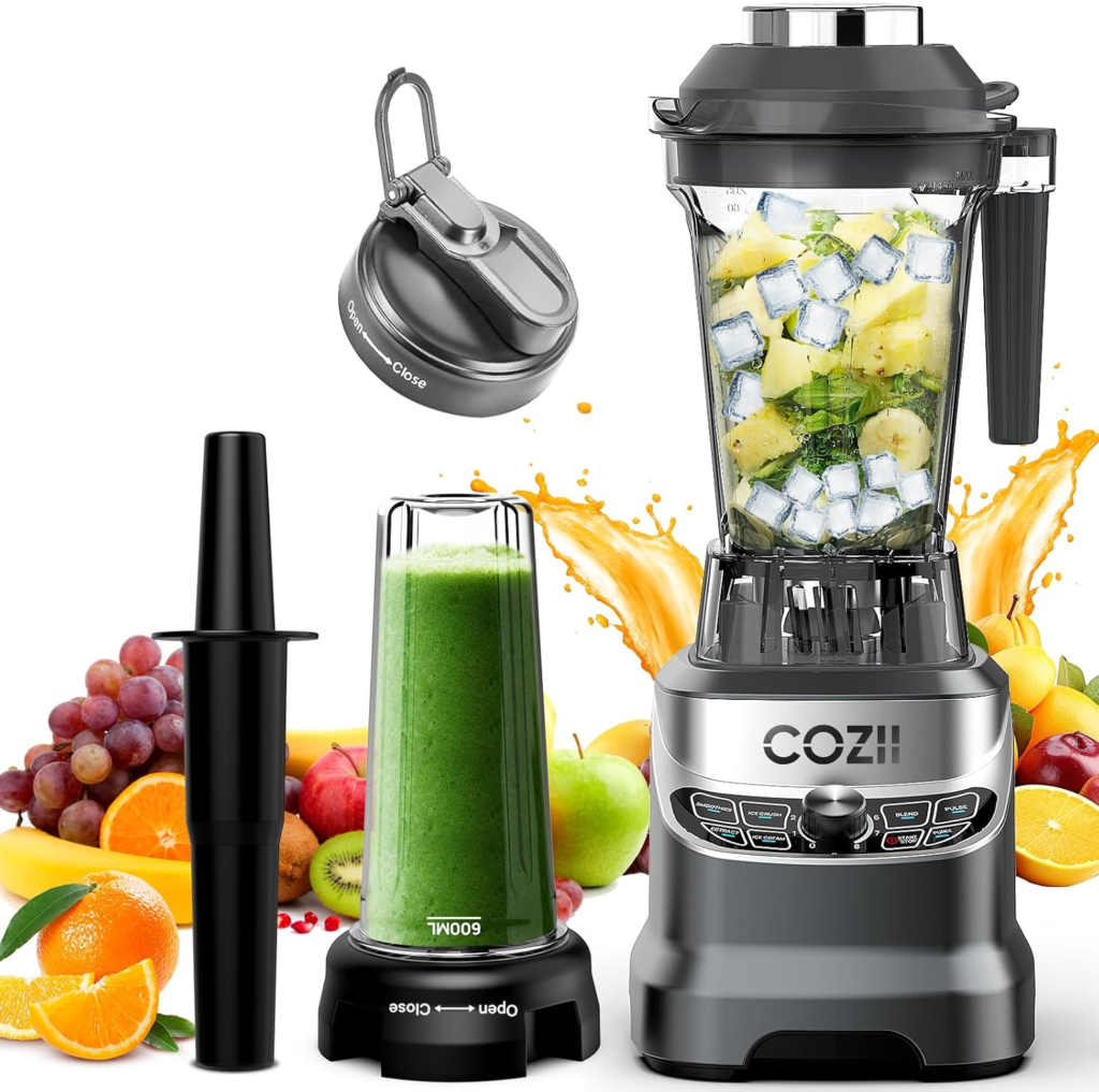 best blender for heavy use COZII 2000W professional blender for tough ingredients and daily blending