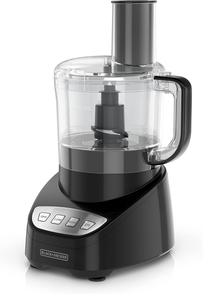 Best small food processor 8 cup BLACK+DECKER compact kitchen processorFinal Verdict & Personal Opinion

Choosing the best small food processor for small kitchens depends on how much capacity and power you need for daily cooking. Compact food processors are perfect for chopping vegetables, preparing sauces, grinding nuts, and making small meal portions without taking up too much counter space.

In my opinion, the Hamilton Beach 3-Cup Mini Food Processor is one of the best choices for very small kitchens because of its simple design and compact size. It’s easy to use, affordable, and perfect for quick everyday tasks.

If you want a bit more capacity while still keeping a compact design, the BLACK+DECKER 8-Cup Food Processor is a great option for small households that cook more frequently. For users who want extra versatility with multiple bowls, the KOIOS 500W Food Processor offers a practical dual-bowl system and reliable performance.

Each of these models offers a good balance between size, performance, and convenience, making them strong options among the best small food processors available today.

👉 Check the latest prices on Amazon and choose the one that fits your kitchen best.

Quick Comparison

Best Mini Food Processor: Hamilton Beach 3-Cup
Best Dual Bowl Option: KOIOS 500W Food Processor
Best Capacity for Small Kitchens: BLACK+DECKER 8-Cup
Best Compact Everyday Chopper: Electric Mini 2.5-Cup Processor

Frequently Asked Questions
What is the best small food processor for a small kitchen?

The best small food processor usually has a capacity between 3 and 8 cups. These compact models provide enough power for daily meal preparation while saving counter space.

How many watts should a small food processor have?

Most small food processors range from 300 to 500 watts, which is sufficient for chopping vegetables, grinding herbs, and preparing sauces.

Is a mini food processor worth buying?

Yes, a mini food processor is ideal for quick tasks like chopping garlic, herbs, and vegetables. It’s also easier to store in small kitchens.

What size food processor is best for small households?

For one or two people, a 3 to 5 cup food processor works well. For small families, an 8 cup model provides more flexibility.